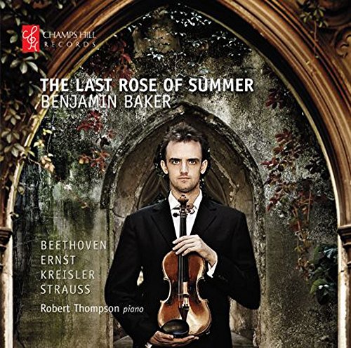 CD cover featuring a man with a violin standing in an archway.