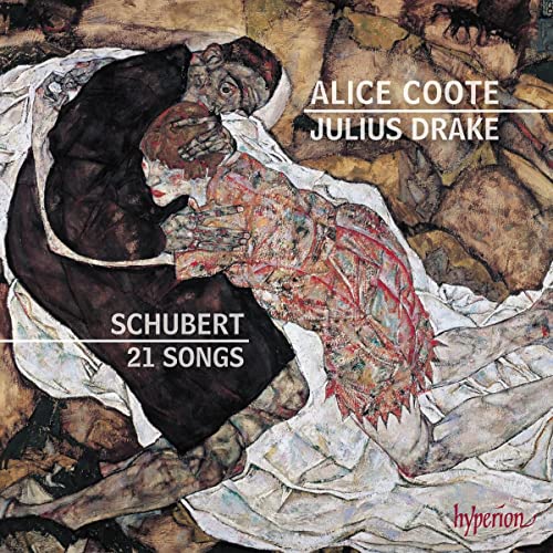 CD cover featuring a painting of a couple embracing, text overlays.