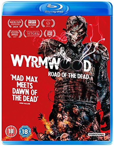 Wyrmwood" Blu-ray cover featuring a zombie rising from a pile of bodies.