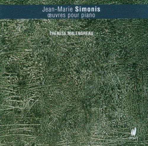 A CD cover with a green textured background and white text.