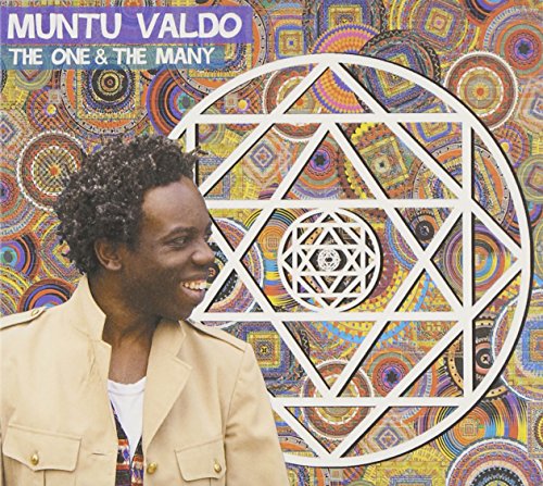 CD cover featuring a portrait of Muntu Valdo against a colorful, patterned background.