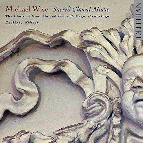 CD cover with marble sculpture and text "Michael Wise Sacred Choral Music" on beige background.