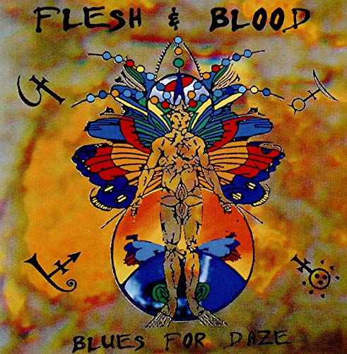 CD cover: colorful, surreal illustration of a winged figure in orange hues.