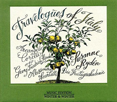 "CD cover with a tree and yellow flowers on a green background."