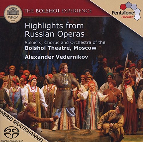 "CD cover featuring a man surrounded by people in traditional Russian clothing."