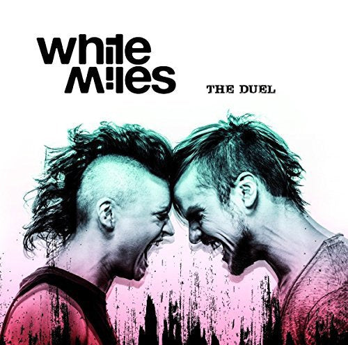 Album cover art: two men facing each other, with bold text "white miles" and "the duel".