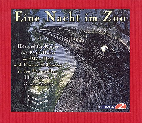 A CD cover with a black bird and red background.