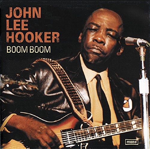 John Lee Hooker album cover featuring a portrait of the musician with guitar.