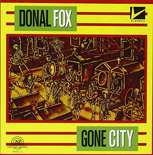 CD cover: "Gone City" by Donal Fox, featuring a skeletal band illustration.