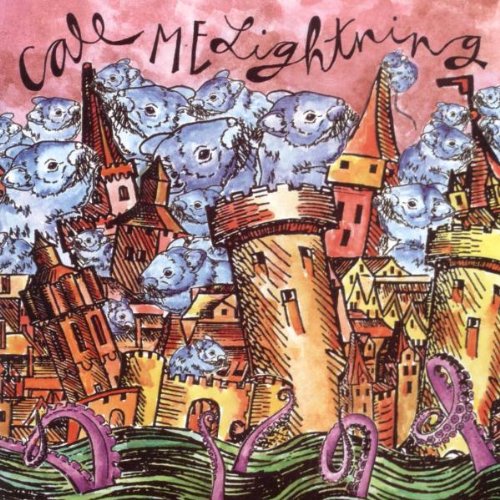 CD cover: watercolor painting of a castle with mice and tentacles.