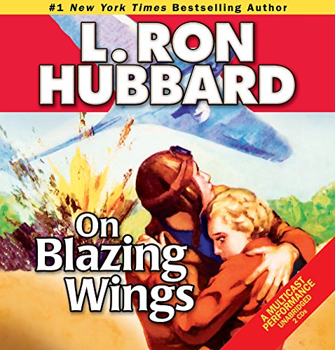 CD cover for “On Blazing Wings” featuring a vintage airplane and embracing couple.