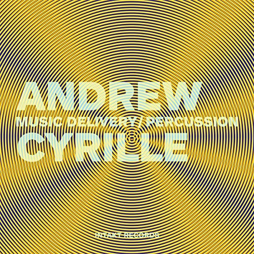 CD cover with concentric yellow lines and bold text: "Andrew Cyrille".