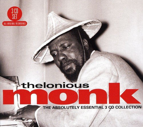 Thelonious Monk CD cover featuring a black-and-white photo of Monk wearing a hat.