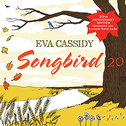 Eva Cassidy “Songbird 20” CD cover with autumn leaves and wheat.