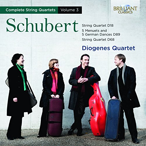 CD cover featuring four musicians with instrument cases against a grey wall.