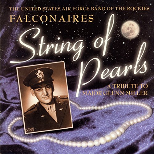CD cover for "String of Pearls" featuring a portrait and pearls.