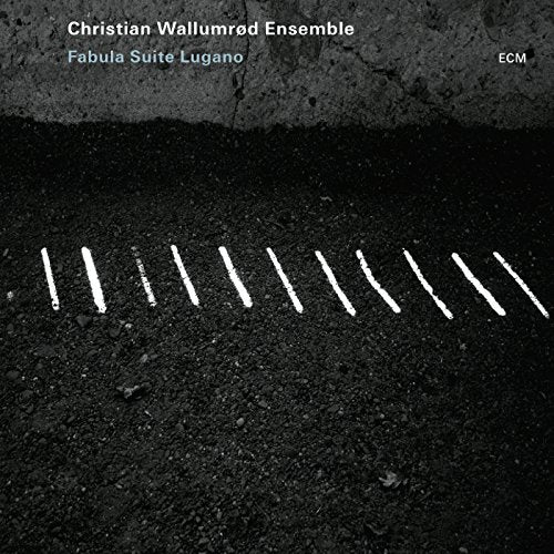 CD cover: dark abstract image with white lines resembling piano keys.