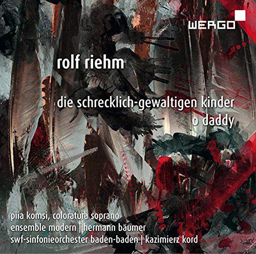"CD cover with abstract red and black artwork and white text."