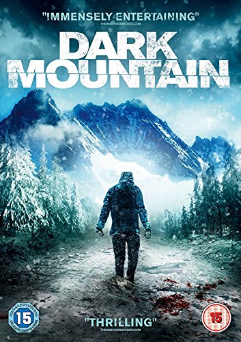 "Dark Mountain DVD cover featuring a person in a snowy landscape with mountains."