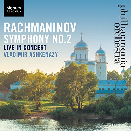 "CD cover with a serene landscape of a white church by a lake."