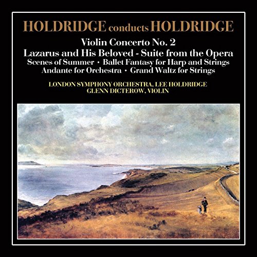 CD cover for “Holdridge Conducts Holdridge” with a coastal landscape.