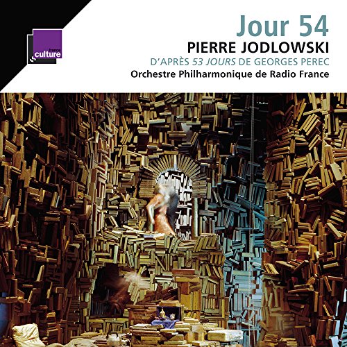 CD cover for Pierre Jodlowski’s “D’après 53 jours de Georges Perec” album.
