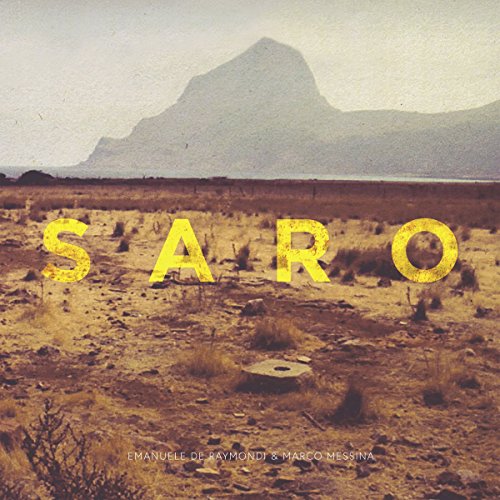 Vinyl record cover: desert landscape with large yellow text "SARO".
