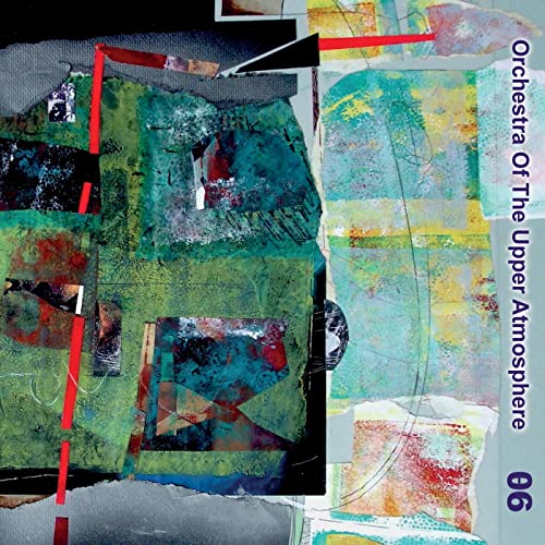 Abstract collage album cover for "Orchestra Of The Upper Atmosphere - Theta Six".