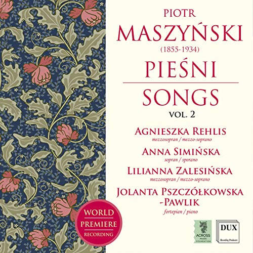 CD cover for "Songs Vol. 2" by Rehlis & Simińska, floral design.