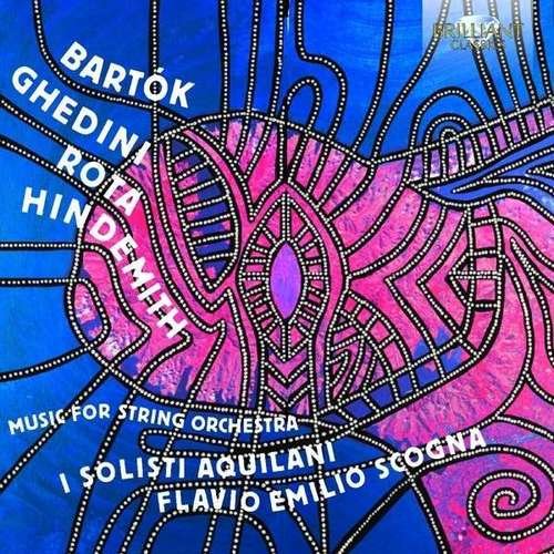 A CD cover featuring an abstract pink and blue design with white text.