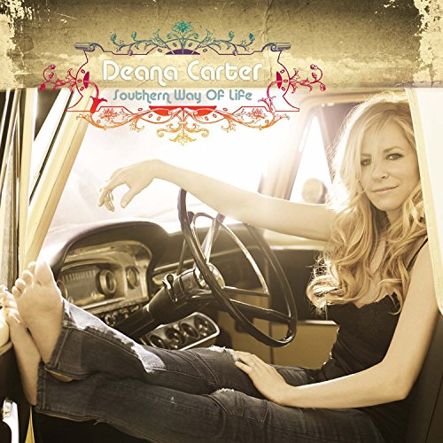 CD cover featuring a blonde woman sitting in a car with legs crossed outside.