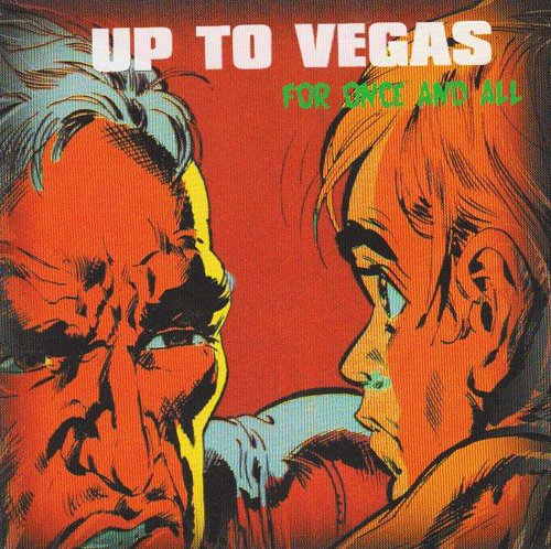 CD cover: two illustrated faces against a red and blue background.