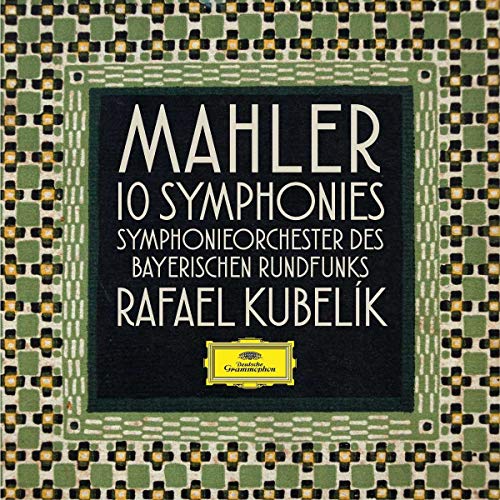 "CD cover with green mosaic border, black center, and white text, featuring yellow label."