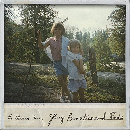The image shows a CD cover with two children in a forest scene.