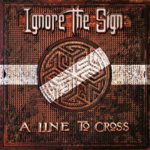 CD cover with ornate Celtic knot design and band name “Ignore The Sign”.