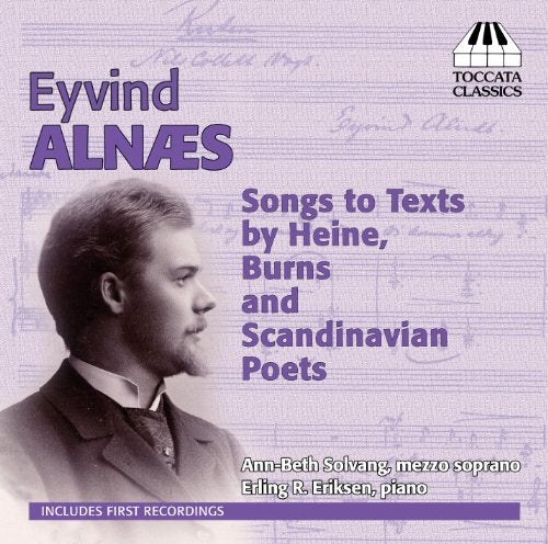 CD cover with a man's portrait and musical notes on a purple background.