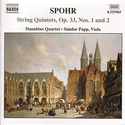 CD cover: painting of a European town square with a church.