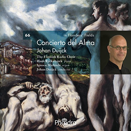 "CD cover with a painting and a man's portrait, titled 'Concierto del Alma'."