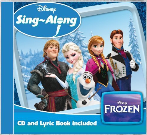 Frozen CD cover featuring Anna, Elsa, Kristoff, Sven, and Olaf.