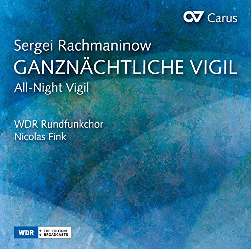 CD cover for Rachmaninoff’s “Vespers” performed by WDR Rundfunkchor, Nicolas Fink.