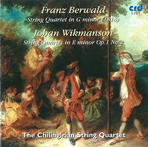 "CD cover featuring a classical painting of people dancing in a forest."