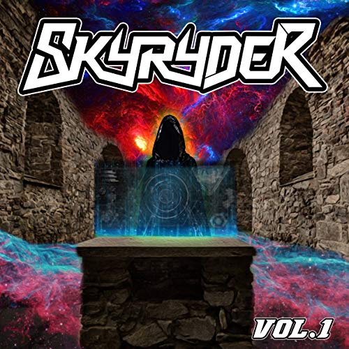 Skyryder Vol. 1 vinyl album cover: hooded figure in a stone archway.