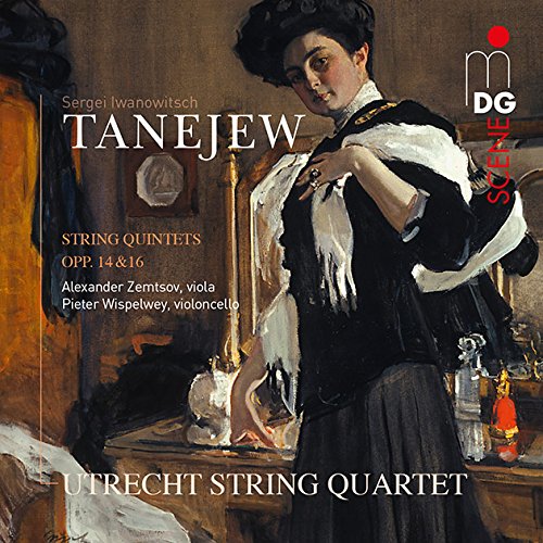 A CD cover featuring a woman in black dress with white shawl.
