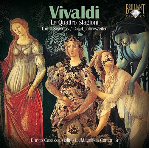 "CD cover featuring a Renaissance-style painting of three women and a man."