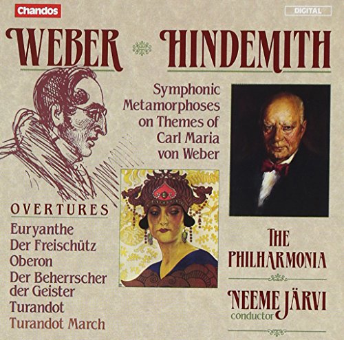 CD cover for Phil Orchjarvi’s “Five Overtures” featuring portraits and text.