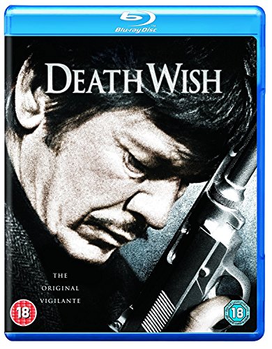 Blu-ray cover art featuring a close-up of Charles Bronson holding a handgun.