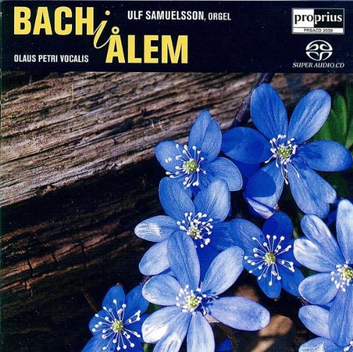 "CD cover featuring blue flowers and a log with text and logos."