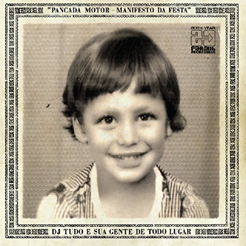 "CD album cover with sepia-toned photo of a smiling child."