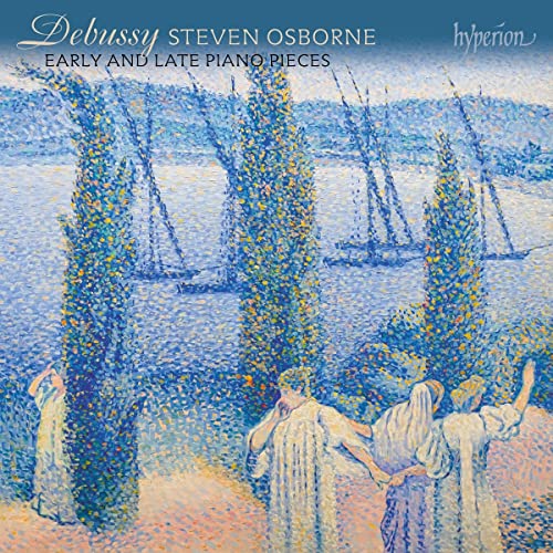 CD cover: Impressionistic painting of figures and sailboats in blue tones.