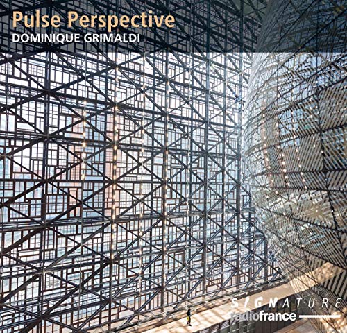 A CD cover featuring a large, abstract metal structure with intersecting beams.